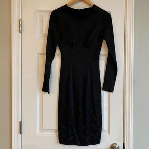 Guess by Marciano Long Sleeve Silk Dress SZ XS